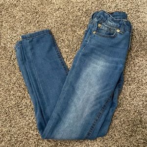 Kids size 10 7 For all man Kind skinny jeans